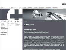 Tablet Screenshot of kometgroup.pl